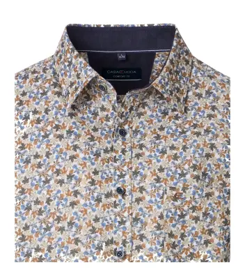 CASA MODA CHEMISE imprimée Marron bleu — photo 4