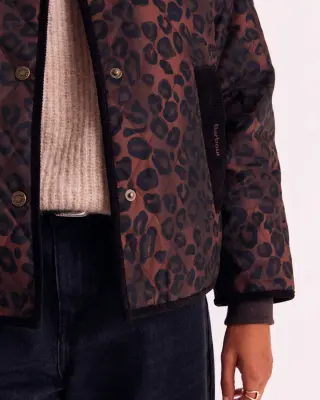 Veste Lili léopard fauve Barbour x Balzac Paris — photo 5
