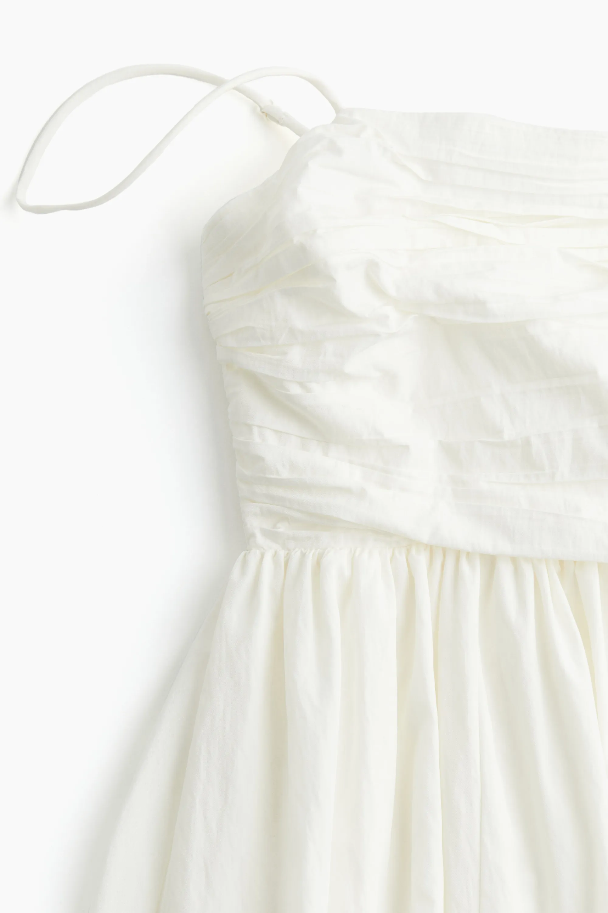 Robe à effet boule - Blanc