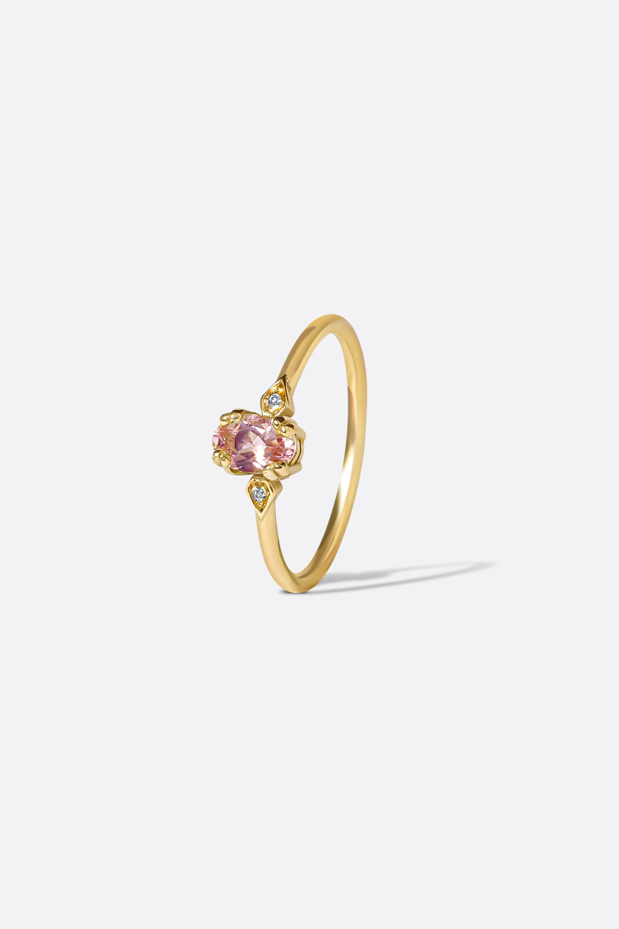 BAGUE BABETTE - Or blanc 18 carats