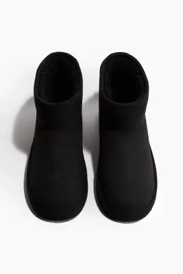 Bottines chaudement doublées - Noir — photo 1