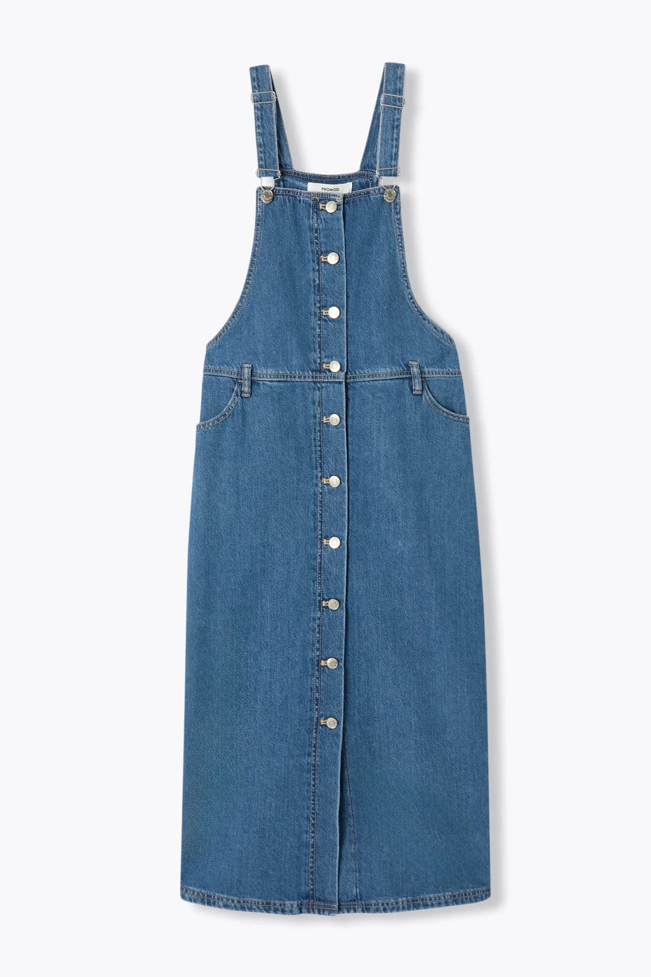 Robe-salopette en jean Femme
