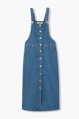 Robe-salopette en jean Femme — photo 1
