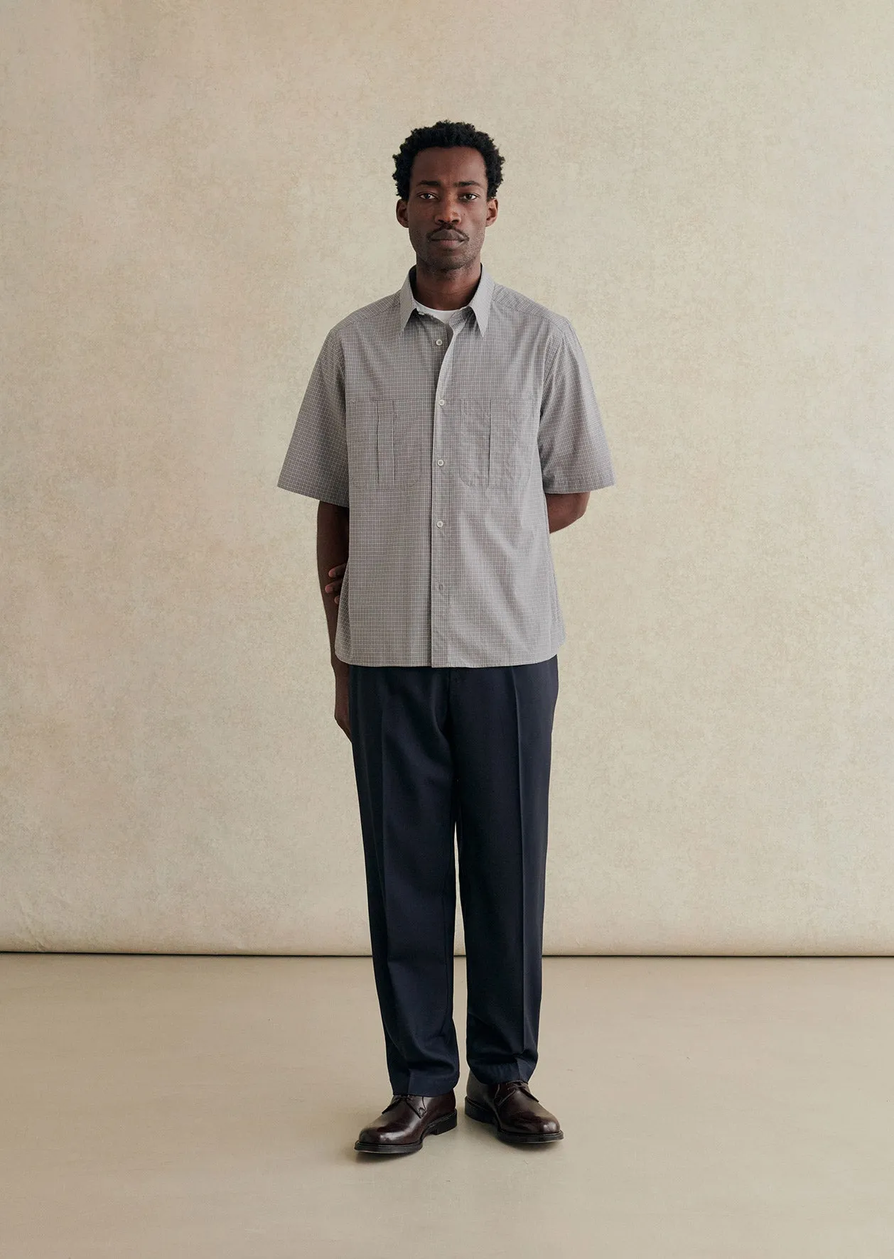 Short sleeve painter's shirt