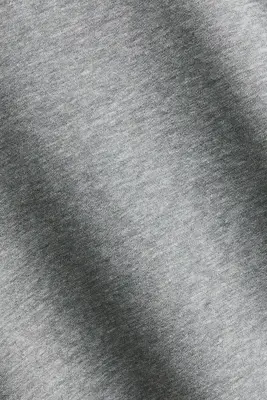 T-shirt en interlock - Gris clair chiné — photo 3