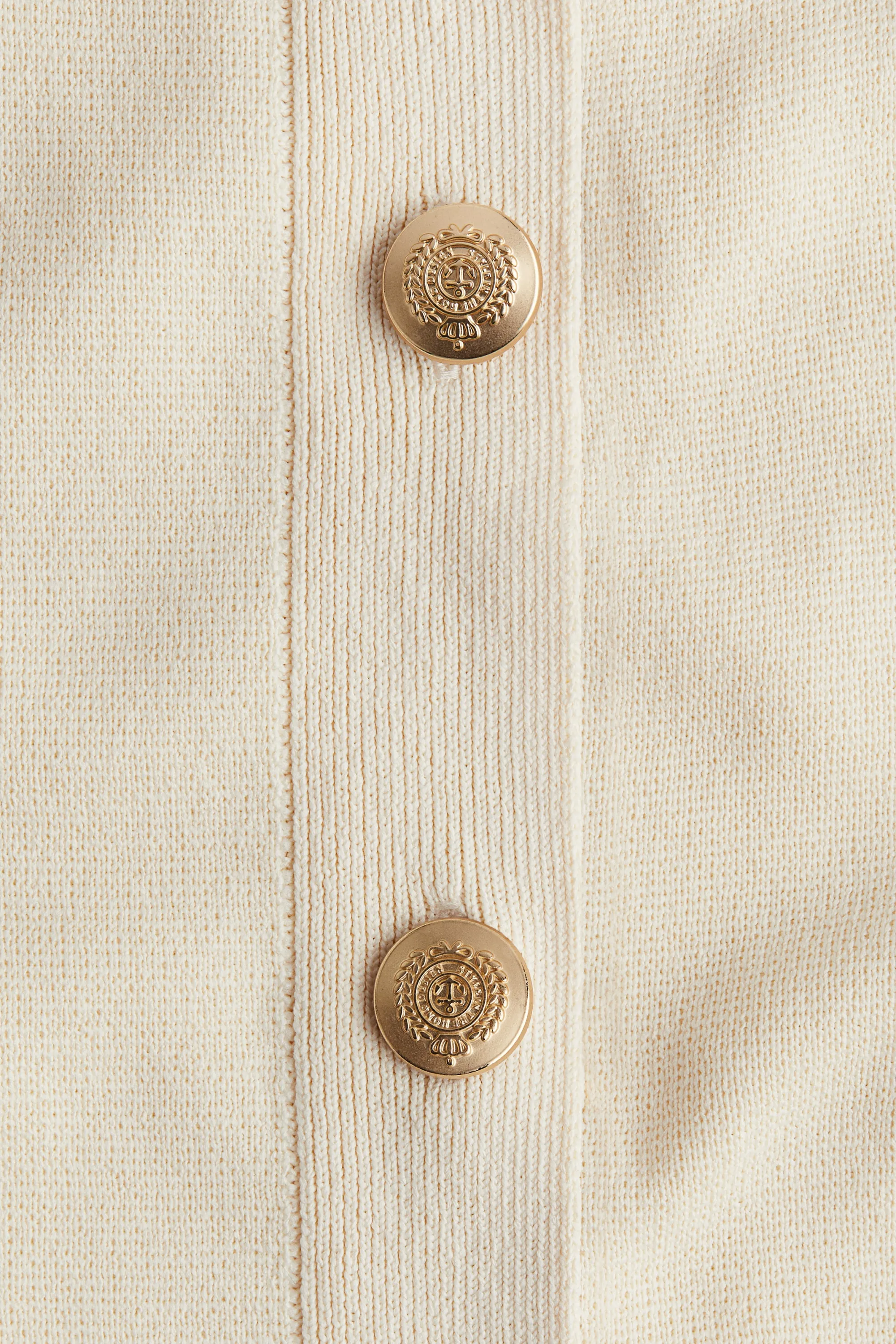 Gilet en maille fine - Crème