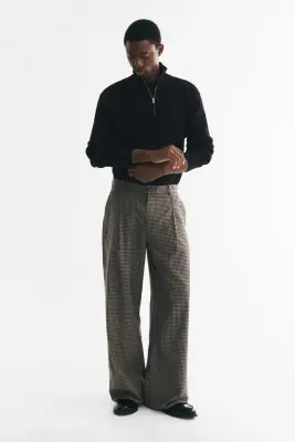 Pull Regular Fit avec col zippé - Noir — photo 2