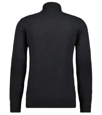 RAGMAN COL ROULE GRANDE LONGUEUR Anthracite — photo 3