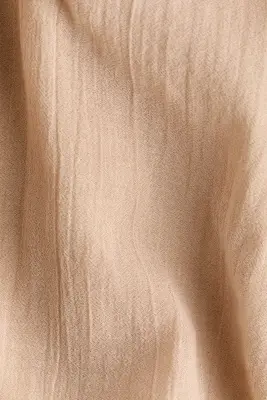 Blouse à col volanté - Beige — photo 4