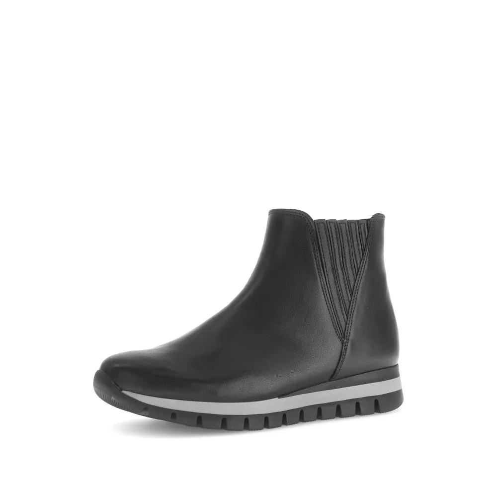 Bottines Gabor 76.751.57 Noires - Lacets Grande Pointure Femme