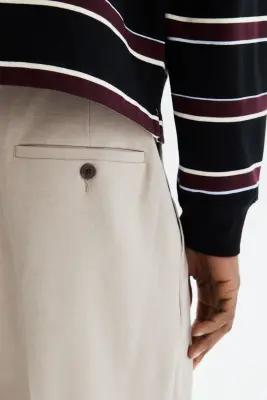 Pantalon chic Loose Fit - Beige — photo 3