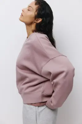 Sweat oversize - Violet ancien — photo 2