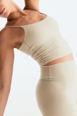 Top de sport avec soutien-gorge intégré SoftMove™ - Vert sauge — photo 1