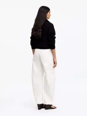 Jean barrel BLOOM - Blanc — photo 2