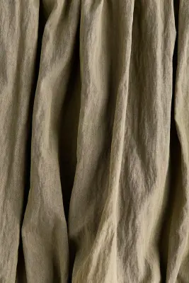 Bubble-hem skirt - Vert kaki clair — photo 5