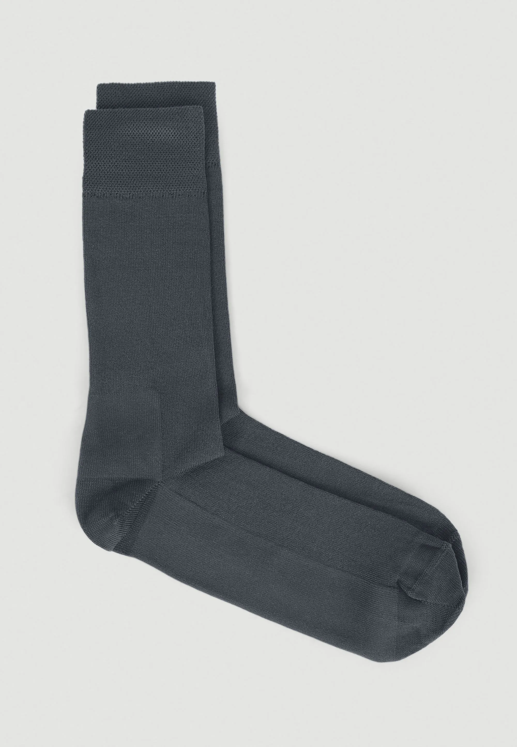 Les chaussettes en coton - Gris ardoise
