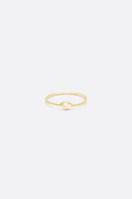 BAGUE MARION - Or blanc 18 carats — photo 3