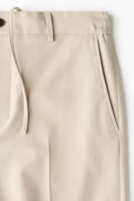 Pantalon Relaxed Fit - Beige — photo 4