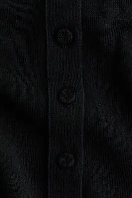 Wool cardigan - Noir — photo 4