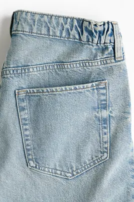 MAMA Wide Low Jeans - Bleu denim clair — photo 3