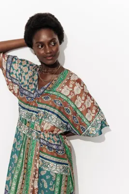Robe motif foulard — photo 5