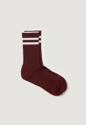 Les chaussettes côtelées - Bordeaux — photo 3
