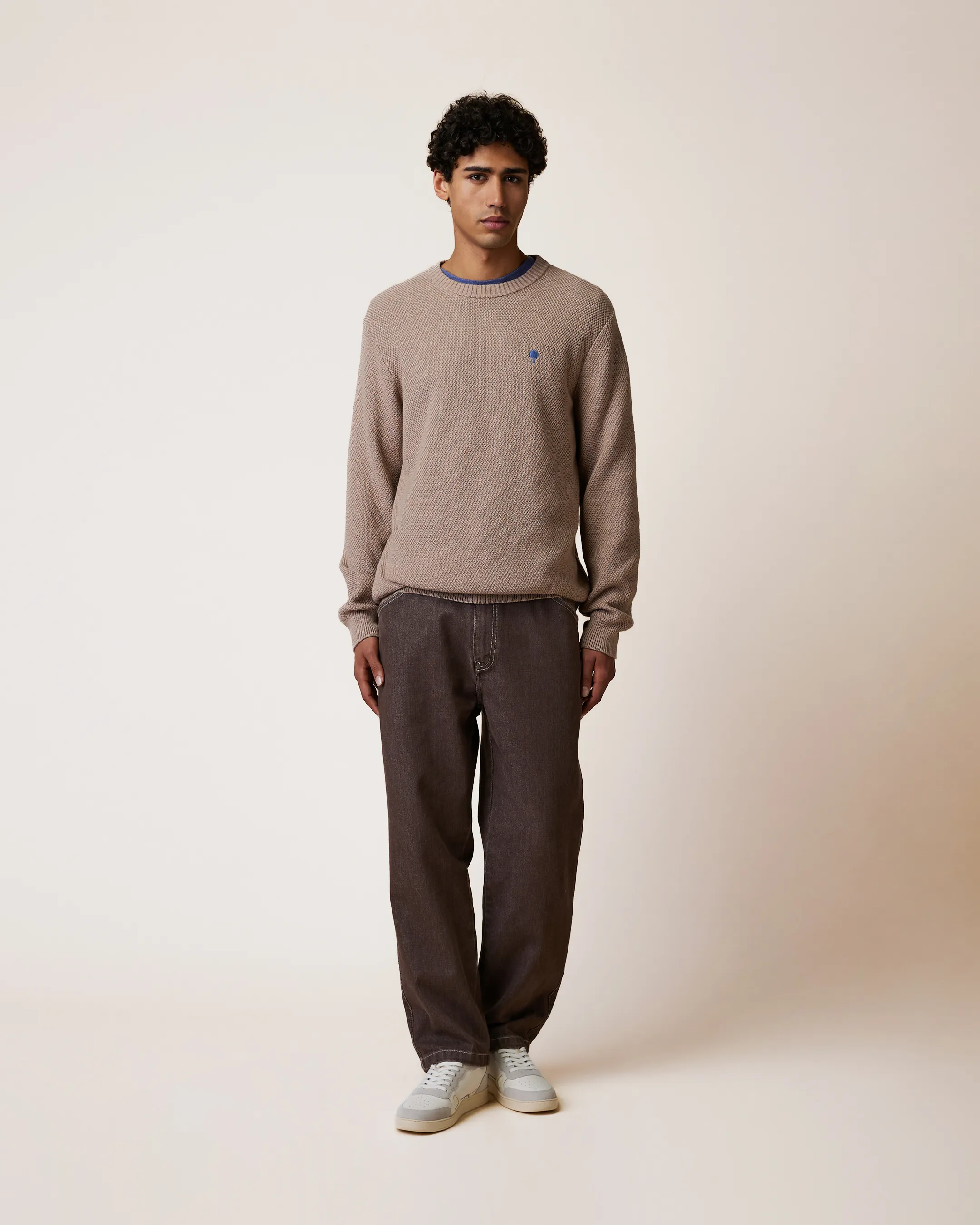 Faguo – Jean Denim Loose Chocolat