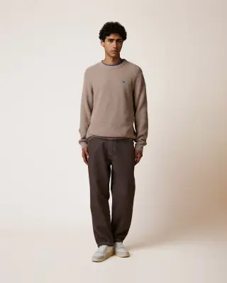 Faguo – Jean Denim Loose Chocolat — photo 1