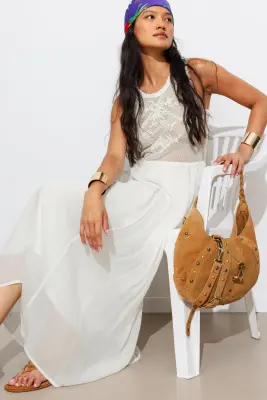 Robe brodée sans manches — photo 3