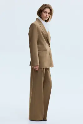 Blazer à fermeture droite - Beige foncé — photo 2