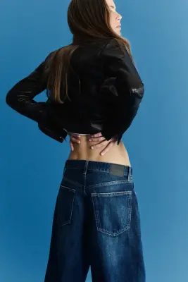 Andromeda jean baggy ample taille basse - Lightning Blue - Bleu moyen — photo 2