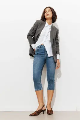 Pantacourt Capri en jean Femme — photo 2