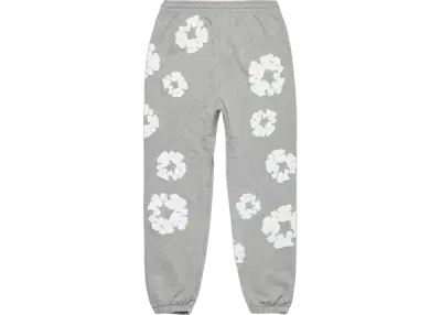 Denim Tears The Cotton Wreath Sweatpants Grey — photo 2