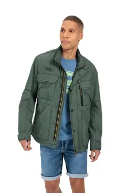 CAMEL ACTIVE VESTE SAHARIENNE GRANDE LONGUEUR Kaki — photo 2