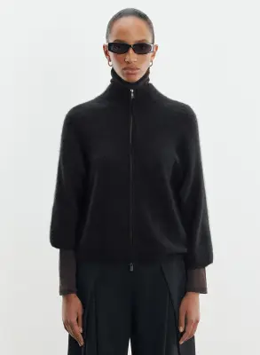 Gilet en raccoon et polyamide