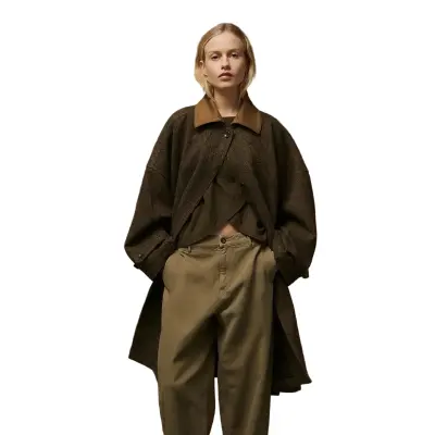 Trench JOHN effet oversize chevron - BELLEPIECE — photo 1