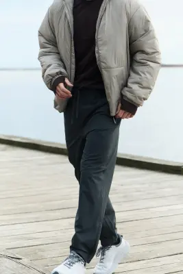 Pantalon jogger de sport DryMove™ - Gris ancien — photo 4