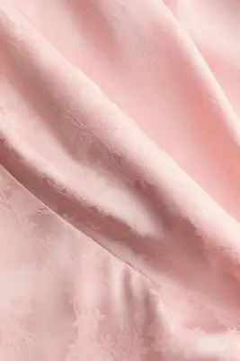 Robe à bretelles fines en satin - Rose clair — photo 3