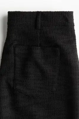 Pantalon en bouclette - Noir — photo 2