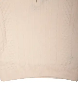 Zip Wool Sweater Ancient White — photo 4