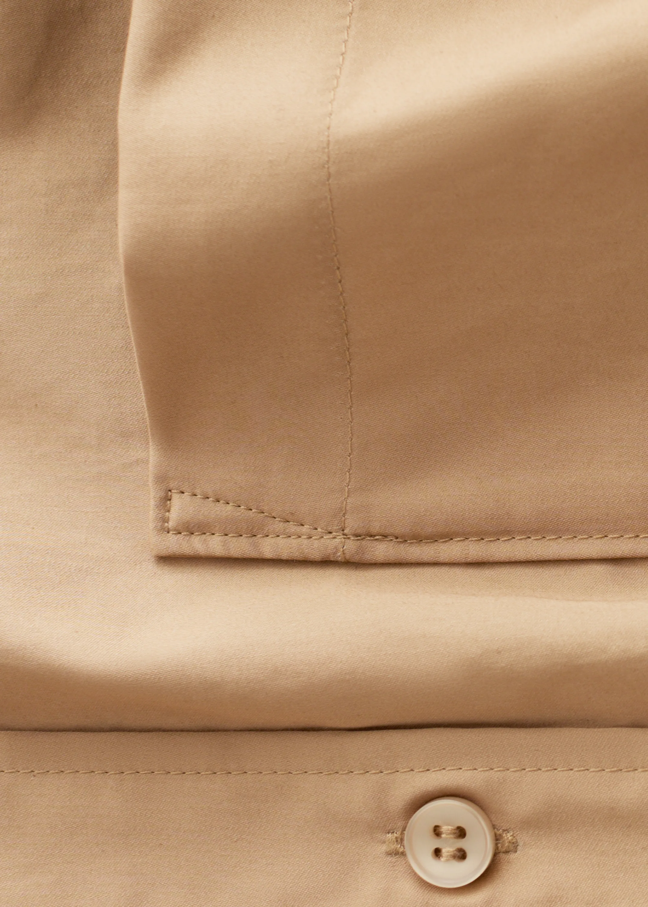 Chemise en coton - Beige foncé