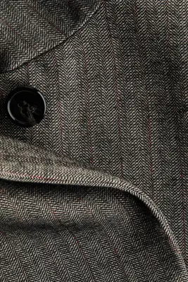 Blazer à fermeture droite - Gris/motif chevrons — photo 5