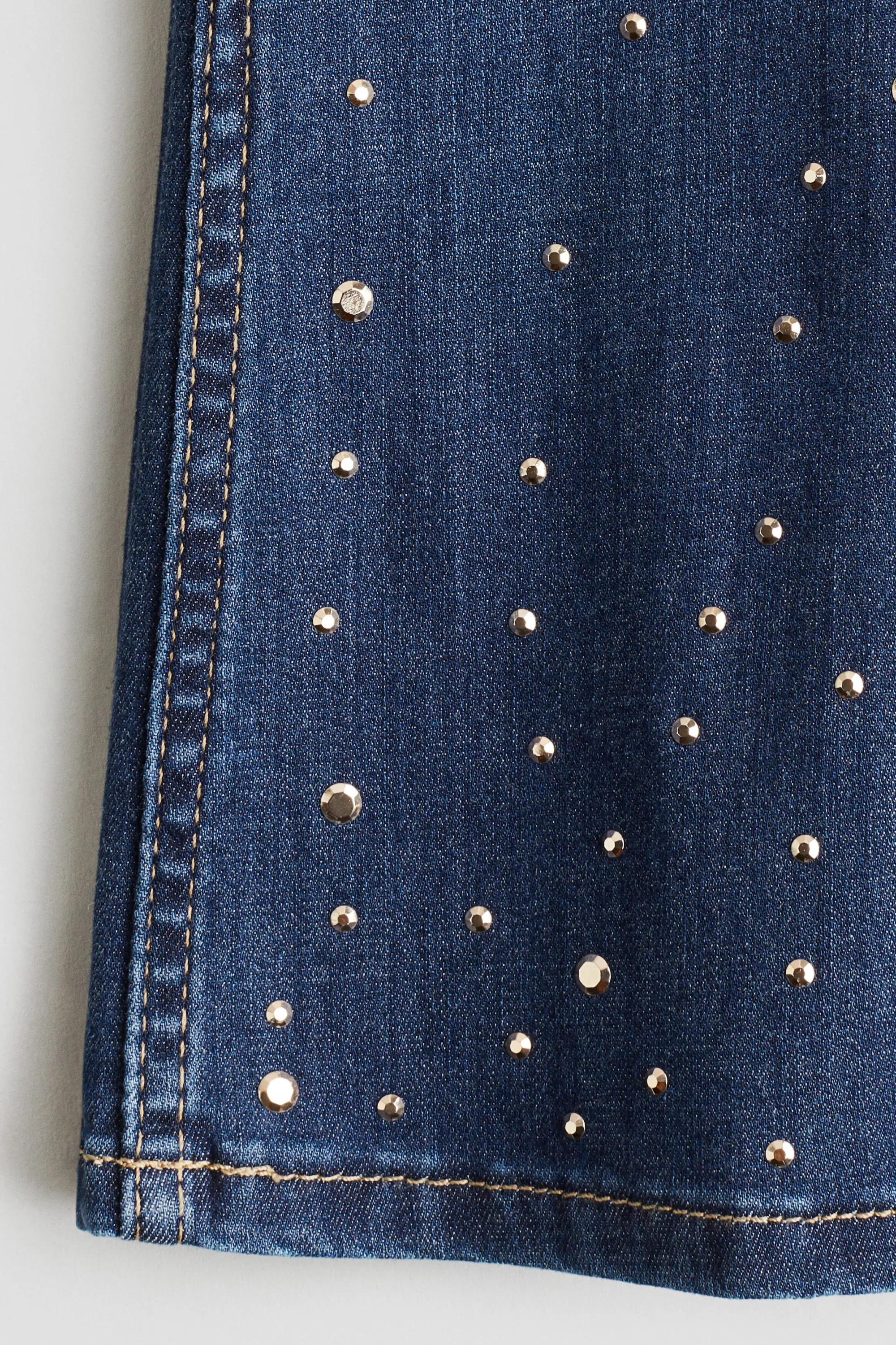Jegging ornementé - Bleu denim foncé