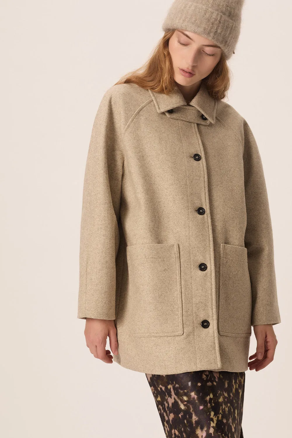 Manteau Yiman Ecru