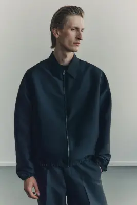Veste-chemise Loose Fit - Noir — photo 2