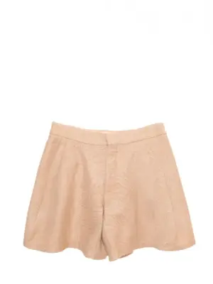 Short taille haute en tweed de soie beige rosé Prix boutique 990€ Taille 40 — photo 1