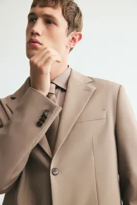 Veste légère Relaxed Fit - Taupe — photo 2