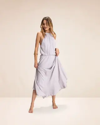 Robe longue Cruz Purple Kir – Karma Koma — photo 5