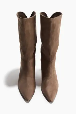 Bottes à talon - Beige foncé — photo 2
