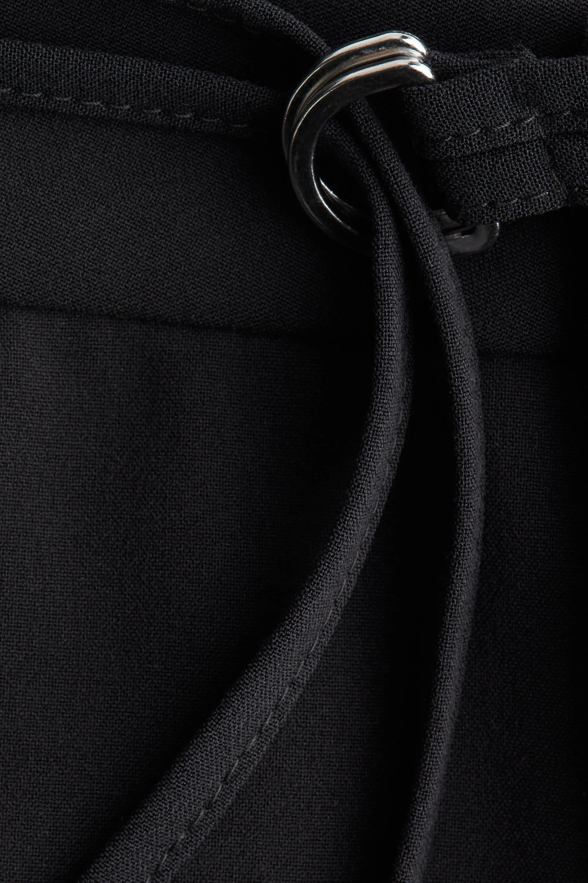 Pantalon chic avec ceinture - Noir